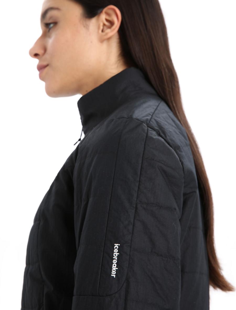 Black Women's Icebreaker MerinoLoft™ Jackets | USA 1649TCEV